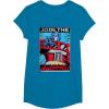 imageTransformers Optimus Prime Join The Autobots Retro Poster TShirt SmallSapphire Blue