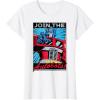 imageTransformers Optimus Prime Join The Autobots Retro Poster TShirt SmallWhite