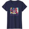 imageTransformers Optimus Prime Retro Fine Art Cubist Portrait TShirtNavy Blue