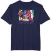 imageTransformers Optimus Prime Retro Fine Art Cubist Portrait TShirtNavy Blue