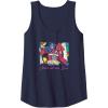 imageTransformers Optimus Prime Retro Fine Art Cubist Portrait Tank TopNavy Blue