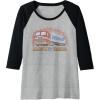 imageTransformers Optimus Prime Robot In Disguise Raglan Baseball TeeBlackAthletic Heather