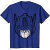 imageTransformers Optimus Prime Vintage Big Face TShirtRoyal Blue