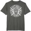 imageTransformers Optimus Prime Vintage Rock Lightning Logo TShirt SmallAsphalt Grey