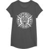 imageTransformers Optimus Prime Vintage Rock Lightning Logo TShirt SmallAsphalt Grey