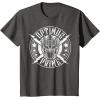 imageTransformers Optimus Prime Vintage Rock Lightning Logo TShirt SmallAsphalt Grey