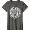 imageTransformers Optimus Prime Vintage Rock Lightning Logo TShirt SmallAsphalt Grey