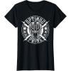 imageTransformers Optimus Prime Vintage Rock Lightning Logo TShirt SmallBlack