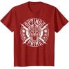 imageTransformers Optimus Prime Vintage Rock Lightning Logo TShirt SmallCranberry Red