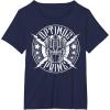imageTransformers Optimus Prime Vintage Rock Lightning Logo TShirt SmallNavy Blue