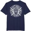 imageTransformers Optimus Prime Vintage Rock Lightning Logo TShirt SmallNavy Blue