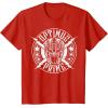 imageTransformers Optimus Prime Vintage Rock Lightning Logo TShirt SmallRed