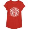 imageTransformers Optimus Prime Vintage Rock Lightning Logo TShirt SmallRed