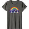 imageTransformers Pride Rainbow Faces TShirtAsphalt Grey