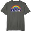 imageTransformers Pride Rainbow Faces TShirtAsphalt Grey