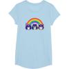 imageTransformers Pride Rainbow Faces TShirtBaby Blue