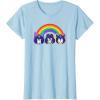 imageTransformers Pride Rainbow Faces TShirtBaby Blue