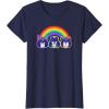 imageTransformers Pride Rainbow Faces TShirtNavy Blue