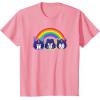 imageTransformers Pride Rainbow Faces TShirtPink