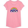 imageTransformers Pride Rainbow Faces TShirtPink