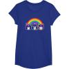 imageTransformers Pride Rainbow Faces TShirtRoyal Blue