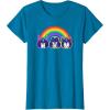 imageTransformers Pride Rainbow Faces TShirtSapphire Blue