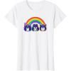 imageTransformers Pride Rainbow Faces TShirtWhite