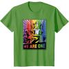 imageTransformers Pride Rainbow Optimus Prime We Are One TShirtGrass Green