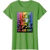 imageTransformers Pride Rainbow Optimus Prime We Are One TShirtGrass Green