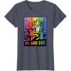 imageTransformers Pride Rainbow Optimus Prime We Are One TShirtHeather Blue