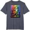 imageTransformers Pride Rainbow Optimus Prime We Are One TShirtHeather Blue