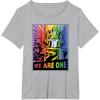 imageTransformers Pride Rainbow Optimus Prime We Are One TShirtHeather Grey