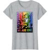 imageTransformers Pride Rainbow Optimus Prime We Are One TShirtHeather Grey