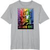 imageTransformers Pride Rainbow Optimus Prime We Are One TShirtHeather Grey