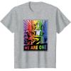 imageTransformers Pride Rainbow Optimus Prime We Are One TShirtHeather Grey