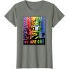 imageTransformers Pride Rainbow Optimus Prime We Are One TShirtOlive Heather