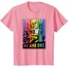 imageTransformers Pride Rainbow Optimus Prime We Are One TShirtPink