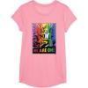 imageTransformers Pride Rainbow Optimus Prime We Are One TShirtPink