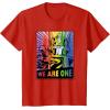 imageTransformers Pride Rainbow Optimus Prime We Are One TShirtRed