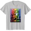 imageTransformers Pride Rainbow Optimus Prime We Are One TShirtSilver Grey