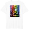 imageTransformers Pride Rainbow Optimus Prime We Are One TShirtWhite