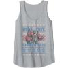 imageTransformers Roll Out Christmas Knit Style Tank TopHeather Grey
