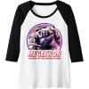 imageTransformers War For Cybertron Megatron Decepticon Leader Raglan Baseball TeeBlackWhite