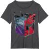 imageTransformers War for Cybertron Decepticon Autobot Split TShirtDark Heather Grey