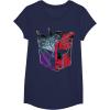 imageTransformers War for Cybertron Decepticon Autobot Split TShirtNavy Blue