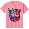 imageTransformers War for Cybertron Decepticon Autobot Split TShirtPink