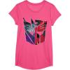 imageTransformers War for Cybertron Decepticon Autobot Split TShirtPink Heather