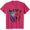 imageTransformers War for Cybertron Decepticon Autobot Split TShirtRed Heather