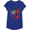 imageTransformers War for Cybertron Decepticon Autobot Split TShirtRoyal Blue