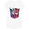 imageTransformers War for Cybertron Decepticon Autobot Split TShirtWhite